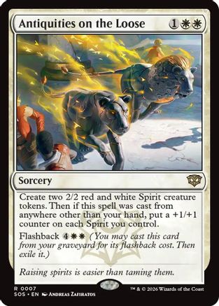Antiquities on the Loose (7) [Secrets of Strixhaven] - Deck Out Gaming