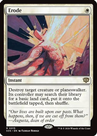 Erode (15) [Secrets of Strixhaven] foil - Deck Out Gaming