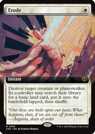 Erode (Extended Art) (310) [Secrets of Strixhaven] - Deck Out Gaming