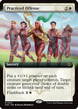 Practiced Offense (Extended Art) (313) [Secrets of Strixhaven] foil - Deck Out Gaming