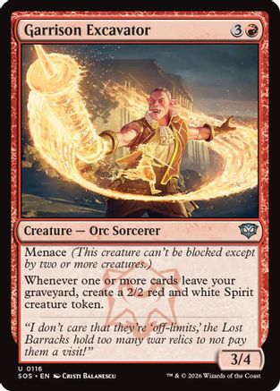 Garrison Excavator (116) [Secrets of Strixhaven] - Deck Out Gaming