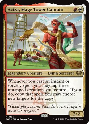 Aziza, Mage Tower Captain (174) [Secrets of Strixhaven] - Deck Out Gaming