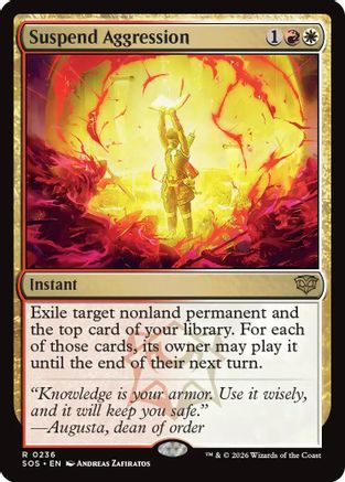 Suspend Aggression (236) [Secrets of Strixhaven] foil - Deck Out Gaming