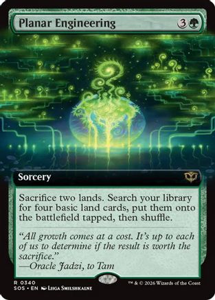 Planar Engineering (Extended Art) (340) [Secrets of Strixhaven] foil - Deck Out Gaming