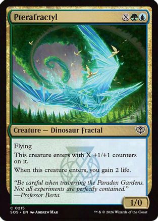 Pterafractyl (215) [Secrets of Strixhaven] - Deck Out Gaming