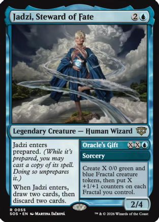 Jadzi, Steward of Fate (55) [Secrets of Strixhaven] foil - Deck Out Gaming