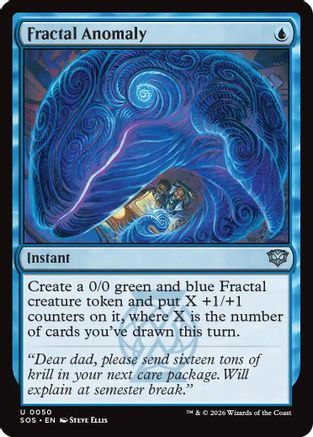 Fractal Anomaly (50) [Secrets of Strixhaven] - Deck Out Gaming