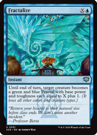 Fractalize (51) [Secrets of Strixhaven] - Deck Out Gaming
