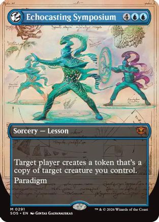 Echocasting Symposium (Borderless) (291) [Secrets of Strixhaven] foil - Deck Out Gaming
