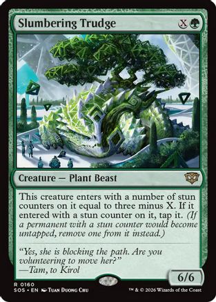 Slumbering Trudge (160) [Secrets of Strixhaven] foil - Deck Out Gaming