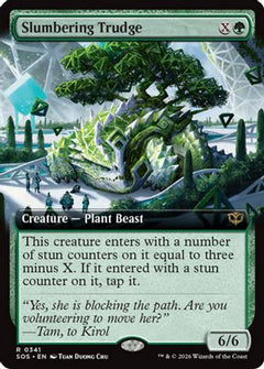Slumbering Trudge (Extended Art) (341) [Secrets of Strixhaven] foil - Deck Out Gaming