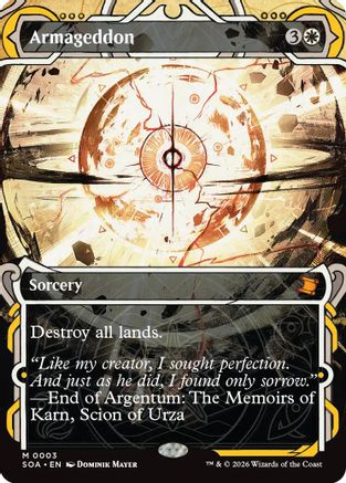 Armageddon (3) [Secrets of Strixhaven: Mystical Archive] foil - Deck Out Gaming