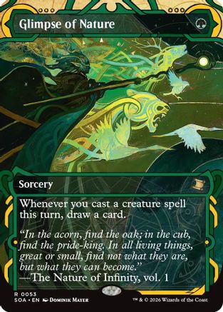 Glimpse of Nature (53) [Secrets of Strixhaven: Mystical Archive] - Deck Out Gaming