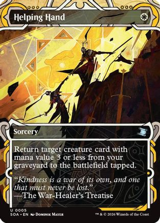Helping Hand (5) [Secrets of Strixhaven: Mystical Archive] foil - Deck Out Gaming