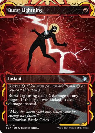 Burst Lightning (41) [Secrets of Strixhaven: Mystical Archive] foil - Deck Out Gaming