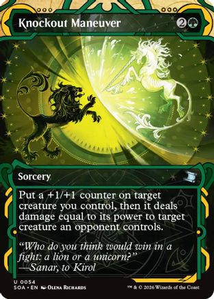 Knockout Maneuver (54) [Secrets of Strixhaven: Mystical Archive] foil - Deck Out Gaming