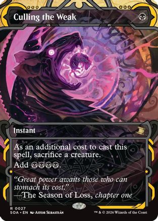 Culling the Weak (27) [Secrets of Strixhaven: Mystical Archive] foil - Deck Out Gaming