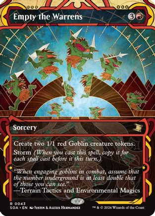 Empty the Warrens (43) [Secrets of Strixhaven: Mystical Archive] foil - Deck Out Gaming