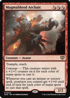 Magmablood Archaic (123) [Secrets of Strixhaven] foil - Deck Out Gaming