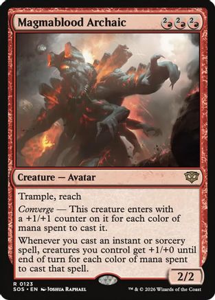 Magmablood Archaic (123) [Secrets of Strixhaven] foil - Deck Out Gaming