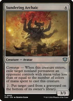 Sundering Archaic (3) [Secrets of Strixhaven] - Deck Out Gaming