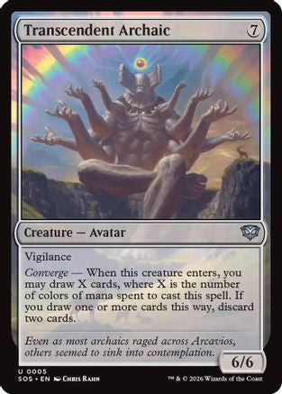 Transcendent Archaic (5) [Secrets of Strixhaven] - Deck Out Gaming