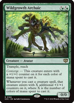 Wildgrowth Archaic (168) [Secrets of Strixhaven] foil - Deck Out Gaming