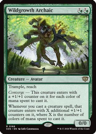 Wildgrowth Archaic (168) [Secrets of Strixhaven] foil - Deck Out Gaming