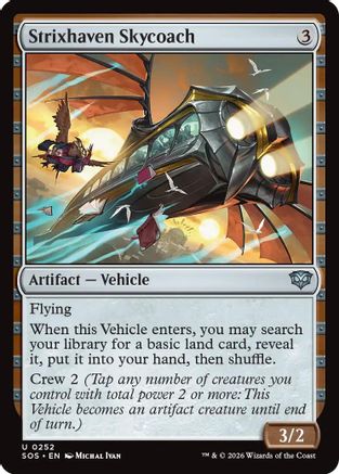Strixhaven Skycoach (252) [Secrets of Strixhaven] - Deck Out Gaming