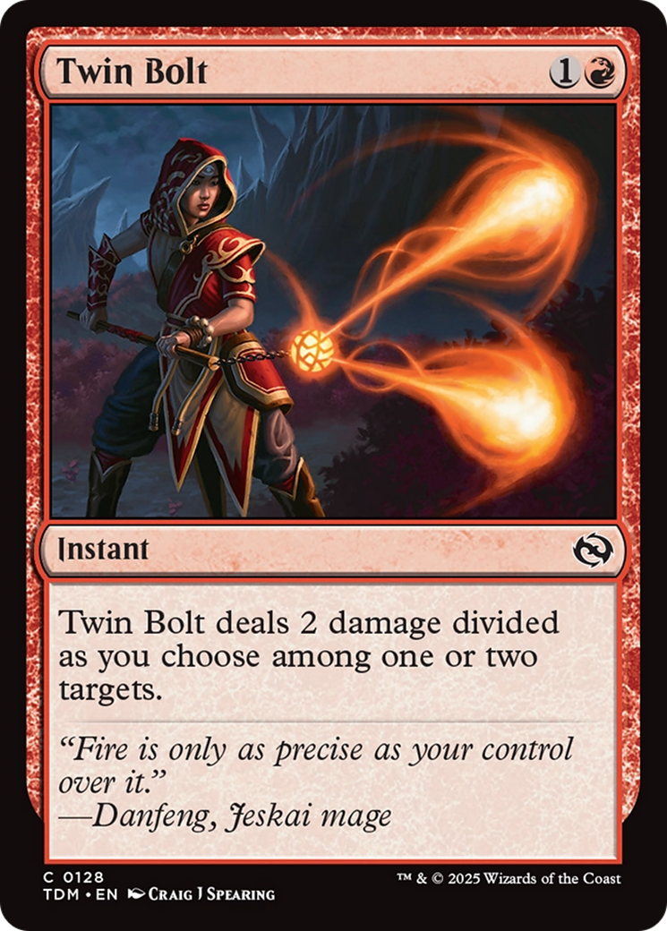 Twin Bolt (128) [Tarkir: Dragonstorm] - Deck Out Gaming
