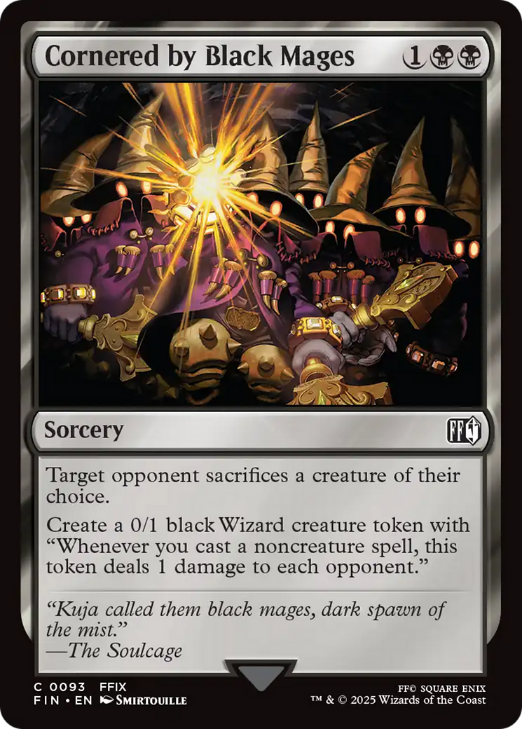 Cornered by Black Mages (93) [FINAL FANTASY] - Deck Out Gaming