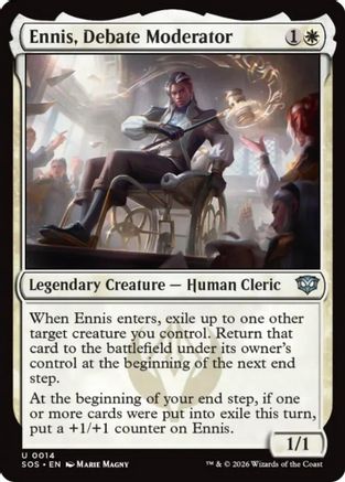 Ennis, Debate Moderator (14) [Secrets of Strixhaven] - Deck Out Gaming
