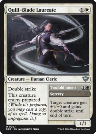 Quill-Blade Laureate (27) [Secrets of Strixhaven] - Deck Out Gaming