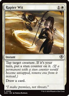Rapier Wit (28) [Secrets of Strixhaven] foil - Deck Out Gaming