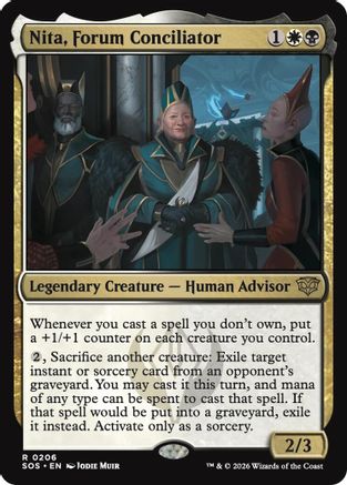 Nita, Forum Conciliator (206) [Secrets of Strixhaven] - Deck Out Gaming