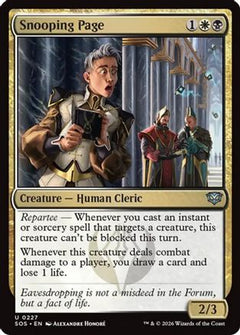 Snooping Page (227) [Secrets of Strixhaven] - Deck Out Gaming