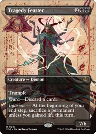 Tragedy Feaster (Borderless) (293) [Secrets of Strixhaven] - Deck Out Gaming