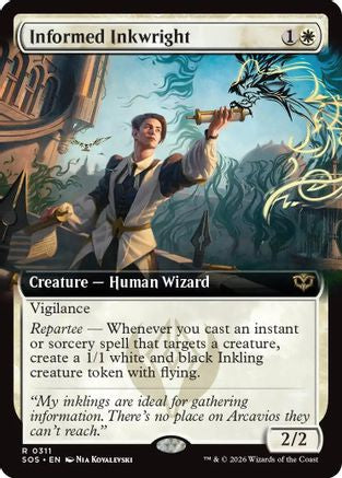 Informed Inkwright (Extended Art) (311) [Secrets of Strixhaven] foil - Deck Out Gaming
