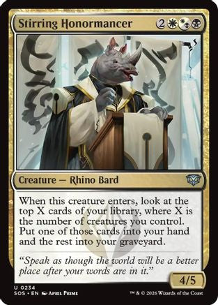 Stirring Honormancer (234) [Secrets of Strixhaven] foil - Deck Out Gaming