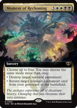 Moment of Reckoning (Extended Art) (353) [Secrets of Strixhaven] - Deck Out Gaming