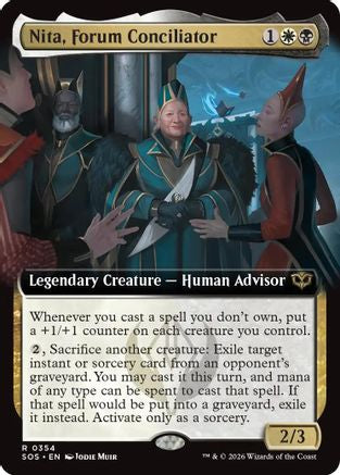 Nita, Forum Conciliator (Extended Art) (354) [Secrets of Strixhaven] - Deck Out Gaming