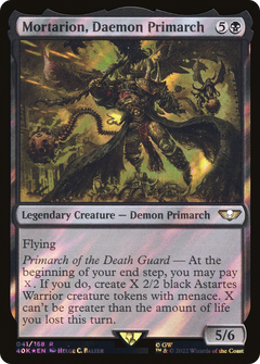 Mortarion, Daemon Primarch (Surge Foil) (41) [Warhammer 40,000 Commander] foil - Deck Out Gaming