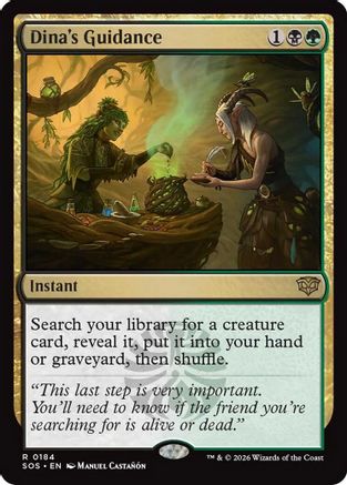 Dina's Guidance (184) [Secrets of Strixhaven] - Deck Out Gaming