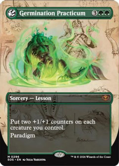 Germination Practicum (Borderless) (296) [Secrets of Strixhaven] foil - Deck Out Gaming