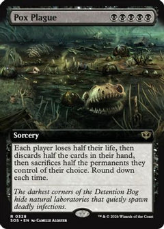 Pox Plague (Extended Art) (328) [Secrets of Strixhaven] foil - Deck Out Gaming