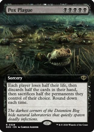 Pox Plague (Extended Art) (328) [Secrets of Strixhaven] foil - Deck Out Gaming