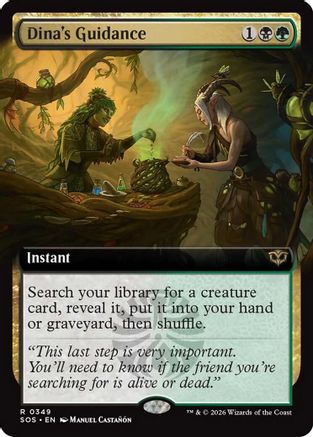 Dina's Guidance (Extended Art) (349) [Secrets of Strixhaven] - Deck Out Gaming