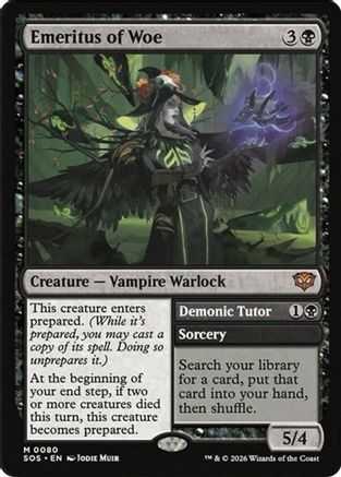 Emeritus of Woe (80) [Secrets of Strixhaven] - Deck Out Gaming