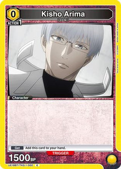 Kisho Arima (002) (UE18BT/TKG-1-002) [UE18BT: Tokyo Ghoul] - Deck Out Gaming