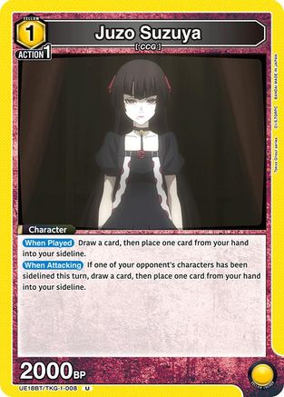 Juzo Suzuya (008) (UE18BT/TKG-1-008) [UE18BT: Tokyo Ghoul] - Deck Out Gaming